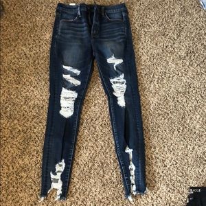 American eagle ripped jeans